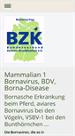 Mobile Screenshot of bornavirusinfektion.de